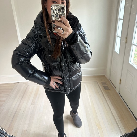 AQUA exclusive from Bloomingdales,   Puffer Jacket - Picture 2 of 4